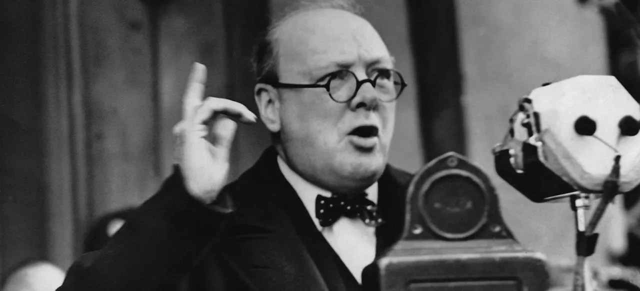 A link to a clip from Darkest Hour and Churchill's speech