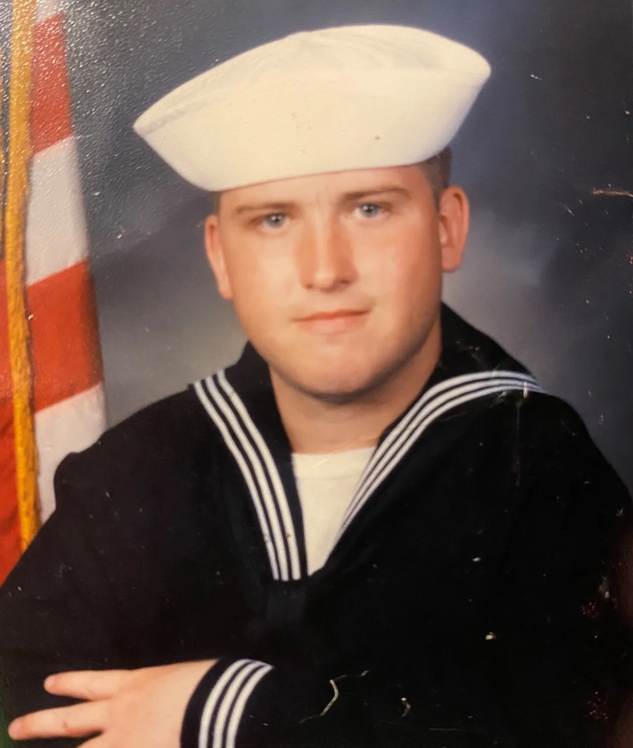 A young Robert Matheny from the navy